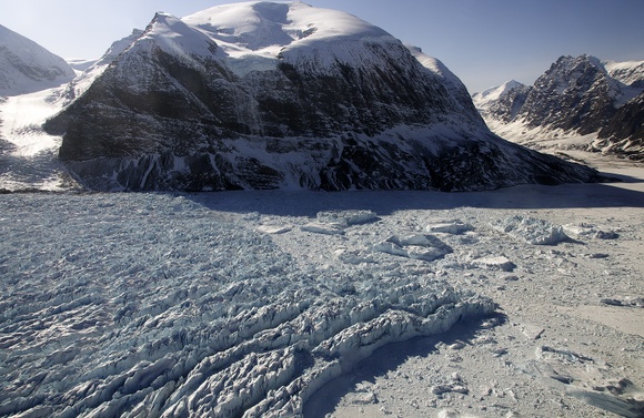 Grónská zamrzlá krajina